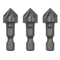 ราคา 1 3pcs Countersink dril screws extractor Six Blade metal core Replace the drill bit Household essential gadgets Work efficiently (19406336689)