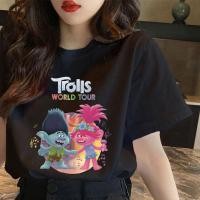 ราคา เสื้อยืด พิมพ์ลายภาพยนตร์ Trolls World Tour 2024 โทรลล์ส เวิ์ ทัวร์ ผ้าCotton 100 ใส่ได้ ทั้ง ชาย ใส่สบาย ไม่ S 5XL (21321081057)