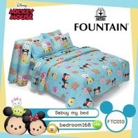 ราคา TSUM TSUM ชุดเครื่องนอน ผ้าปูที่นอน ผ้านวม ยี่ห้อ Fountain (18711579565)