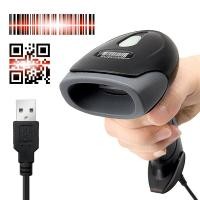 ราคา Handheld Barcode Scanner 2D USB Wired 1D QR Barcode Reader CCD 2 4G Wireless Barcode Scanner (21268126841)