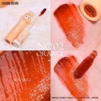 ราคา ลิป เนื้อเกรซฉ่ำ ปาดปุ๊บฉ่ำปั๊บ หัวฟองน้ำ SIVANNA COLORS BREAD STORY FUNNY CUTE LIP GLAZE HF958 (20562924765)