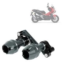 ราคา RENZO ชุดกันล้ม ข้างท่อไอเสีย กันรอยท่อ For Honda ADV 150 FORZA 300 PCX150 2020 exhaust guard slider crash protector (2134860297)