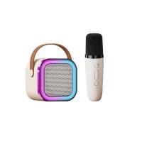 ราคา Hot selling Mini K12 karaoke แบบพกพา ลำโพงบลูทูธ TF AUX USB TF ลำโพงบลูทูธแบบพกพา ไมโครโฟนคู่ ลำโพงร้องคาราโอเกะ มีแสงไฟสีรุ้งสวย ลําโพง (21233081570)