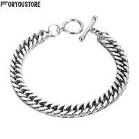 ราคา สร้อยข้อมือโซ่สแตนเลส CUBAN 8mm กำไลสแตนเลส (19497748538)