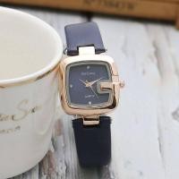 ราคา GOGOEY นาฬิกาควอทซ์สำหรับผู้หญิงสายหนังแฟชั่นนาฬิกาผู้หญิงเรียบง่ายทรงสี่เหลี่ยมหรูหราน้ำหนักเบา4465 (18766165410)