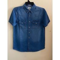 ราคา Wrangler เสื้อเชิ้ตผู้ชาย สียีนส์ฟอกเท่ๆ ผ้านิ่มใส่สบาย ทรงregular fit แท้ของใหม่ (21308544734)