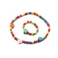 ราคา 2ชิ้น เซ็ตโบฮีเมียนไม้ขนาดเล็กลูกปัดสร้อยคอแบบโชคเกอร์กำไลข้อมือแฟชั่นสำหรับผู้หญิงลูกปัดสั้นหลากสีสร้อยข้อมือสร้อยคอโช๊คเกอร์ (18657658847)