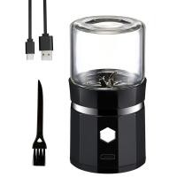 ราคา Mini Electric Grinder Portable Vanilla Grinder USB Rechargeable Mill with a Cleaning Brush for Tea Rosemary (20931008406)