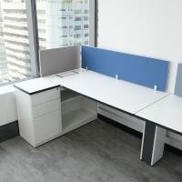 ราคา เซ็ตโต๊ะทำงานกลุ่ม U Shape 2 ที่นั่ง พาทิชั่น 4 แผ่น ตู้เก็บเอกสาร 3 ลิ้นชักทุกที่นั่ง แบรนด์ Bristol (19498920776)
