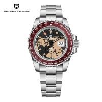 ราคา Pagani Design ต้นฉบับ 40MM GMT นาฬิกาผู้ชาย นาฬิกาออโตเมติก ญี่ปุ่น seiko NH34นาฬิกาวินเทจ 100M นาฬิกากันน้ำ นาฬิกาผู้ชาย automatic PD 1758 (18708659980)
