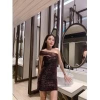 ราคา เดรสเกาะอกกริดเตอร์ แต่งสายสะพายบ่า เดรสเกาะอกสะพายบ่า เกาะอกผ้าวิ๊ง เดรสออกงาน ชุดพิตตี้ ชุดpr ชุดเที่ยว เดรสเข้ารูป (18124209371)