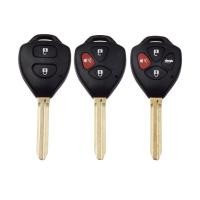 ราคา พร้อมส่ง กรอบกุญแจรถยนต์ toyota แบบ 2 4 ปุ่ม Vios Yaris Vigo Innova Camry โตโยต้า (21099329430)