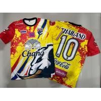 ราคา เสื้อพิมพ์ลายช้างธงชาติไทย พิมพ์ลายหน้าหลัง ราคาถูก (9621980852)