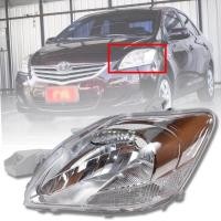 ราคา เสื้อไฟหน้า โคมไฟหน้า รุ่น โตโยต้า วีออส TOYOTA VIOS ปี 2007 2013 สีใส ข้างซ้าย 1 ดวง ไม่รวมชุดสายไฟ (15138582102)