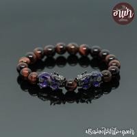 ราคา อาเป่า หินไทเกอร์ไอออน หินเรดไทเกอร์อายส์ Red Tiger Eye ขนาด 8 มิล เกรด Premium ประดับปี่เซียะ 5 ธาตุ 1 คู่ สีดำ ปี่เซียะเปลี่ยนสี ปี่เซียะ 5 สี (660220276)