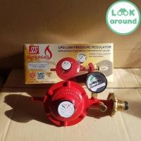 ราคา SCG หัวปรับแรงดันต่ำ มีเซฟตี้ มีเกจวัดแรงดัน รุ่น R326SP คุณภาพดี Look Around (20878798131)