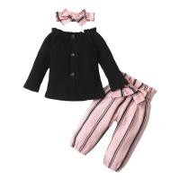 ราคา flowerlove fashionable 3ชิ้นชุดเสื้อผ้าสำหรับเด็กผู้หญิงแรกเกิดชุดเด็กหญิง Baju Bayi Perempuan 3เดือนชุดบอดี้สูทเด็กมีโบว์กางเกงเสื้อผ้าเด็กทารกเสื้อผ้าเด็ก6 Mชุดชั้นในและชุดนอน (21015727429)