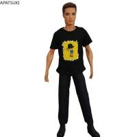 ราคา เสื้อผ้าตุ๊กตาสีดำสำหรับชุดตุ๊กตาเด็กผู้ชายเคนกางเกงเสื้อยืดลายการ์ตูนกางเกงสำหรับแฟนตุ๊กตาบาร์บี้เคน1 6ตุ๊กตาอุปกรณ์เสริม (19696661792)