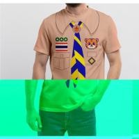 ราคา เสื้อยืดครูผู้ใหญ่การสำรองข้อมูลลูกเสือและผู้ปกครองเด็ก Naree Ready To Go สามัญโชคดี (20164112995)