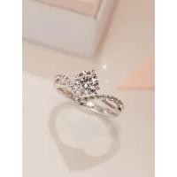 ราคา D45 แหวนเพชร ฟรีไซส์ แฟชั่นสำหรับผู้หญิง ปรับขนาดเองได้ (21314634953)