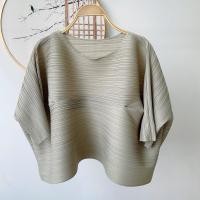ราคา เสื้อยืดไฮเอนด์1352แบบญี่ปุ่นและเกาหลีอัดพลีทหวานลำลอง (21105684904)
