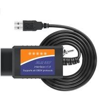 ราคา 7ho car tools ELM327 OBD2 USB Adapter สำหรับ Windows OBD2เครื่องสแกนเนอร์รถยนต์ลวด Auto FORScan เครื่องมือ Coding เครื่องมือ MS สามารถ HS CAN สำหรับ (16178804125)