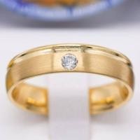 ราคา Happy Jewelry แหวนเพชรของแท้ แหวนเพชรชายเม็ดเดี่ยว ใส่สวย โดดเด่น มีคุณค่า ราคาส่ง ทองแท้9k 37 5 ขายได้จำนำได้ ME518 (12292960926)