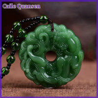 ราคา สร้อยคอจี้หยกหยกหยกหยกหยกแกะสลักด้วยมือหลากสีสำหรับผู้หญิงเครื่องรางจีนของขวัญเครื่องประดับนำโชค (21148385592)