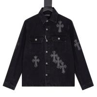 ราคา คุณภาพสูง 23ss NewChro เสื้อแจ็คเก็ตหนังแท้ปักโลโก้ไขว้สำหรับผู้หญิงและผู้ชายเสื้อโค้ทแฟชั่นไฮเอนด์ใส่สบายไม่ซ้ำใครทรงหลวมเข้ากับเสื้อผ้าทันสมัย (21216149116)