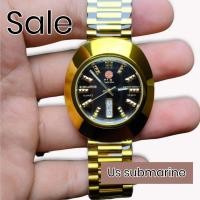 ราคา นาฬิกาชายUS Submarine สีดำ งานแท้ กันน้ำ 30 m นาฬิกาผู้ชาย นาฬิกาข้อมือระบบควอทซ์ STANLESS STEELแสดงวันที่ กันน้ำ100 NEW (12362759120)