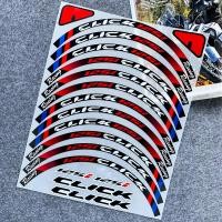 ราคา ฮอนด้าคลิก150i 125i สติกเกอร์ดุมล้อรถจักรยานยนต์ขอบสะท้อนแสงเทปลายสติ๊กเกอร์สำหรับ CLICK125i CLICK150i (21311838473)