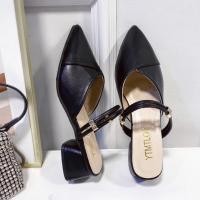 ราคา สุภาพสตรี Sandals Hard Sole รองเท้าส้นสูง Breathable No Grinding เท้าเกาหลี รองเท้าชายหาดเปลือย (20777187433)