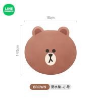 ราคา Line Friends แผ่นรองระบายน้ำในครัว แผ่นรองแก้วฉนวนกันความร้อนสำหรับโต๊ะอาหาร (21063792985)