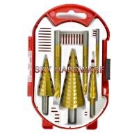 ราคา ชุดดอกสว่าน เจดีย์ ดอกสเต็ป ดอกขยาย ดอกเจาะไม้ คว้านรู 6in1 (16837500490)