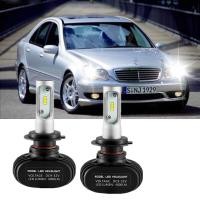ราคา 2PC H7 80W ไฟหน้ารถมอเตอร์ไซค์แบบ LED ชุดหลอดไฟสำหรับ MERCEDES BENZ C CLASS W203 C270 C280 C320 C350 2000 2007 Beam อุปกรณ์เสริม (8294549666)