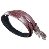 ราคา You Link Pretty Cool Belt Buckle สีน้ำตาล เพื่อความพากภูมิใจของเอกบุรุษเช่นคุณ เข็มขัดหนังแท้ เกล็ดแข้งของนกกระจอกเทศ ยาวตลอดเส้น (10271442311)