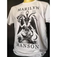 ราคา เสื้อวงนำเข้า Marilyn Manson Baphomet Bigger Than Satan Industrial Metal Industrial Rock Alternative Hard Rock T Shirt (14384953174)