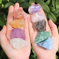 ราคา 10ชิ้น เซ็ตผลึกควอตซ์ผสมสีสุ่มหินเกรดพรีเมี่ยมธรรมชาติหยาบ (21170892530)