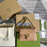 ราคา Gucci กระเป๋า GG MARMONT SMALL TOP HANDLE BAG shoulder bag (21228373361)