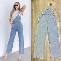 ราคา Wowชุดเอี้ยมยีนส์ฟอกสีขายาวสายเดี่ยวสุดแนวมากๆตัวเอี้ยมมีการปาดคื่งตัวเป็นสายเดี่ยวๆ แต่งกระดุมอะไหล่สีเงีนด้านข้างพร้อมกระเป๋าด้านหน้าน่ารักมากๆค่ะ (17399460141)