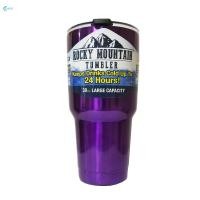ราคา Rocky Mountain Tumbler แก้วเก็บความเย็นได้นาน 24 ชั่วโมง ขนาด 30 ออนซ์ พร้อมฝากันน้ำหก แถมหลอด K113 แถมหลอด 1 อัน (19803180806)