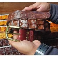 ราคา ร้านค้าอันดับหนึ่งในลาซาดา ThaiComplex เข็มขัดหนังจระเข้ รุ่นกระดูกคู่ สีน้ำตาลเม็ดมะขาม (13839904426)