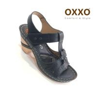 ราคา OXXO รองเท้าเพื่อสุขภาพ รองเท้าส้นสูงพร้อมสายรัดส้น งานเย็บมือทนทาน สวมใส่สบาย น้ำหนักเบามาก 1a6210 (20367614244)