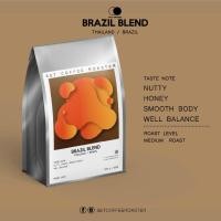 ราคา เมล็ดกาแฟคั่วกลาง Brazil Blend บราซิล เบลนด์ (20540186990)