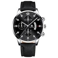 ราคา Fairy Castle Fashion Men S Business Leather Belt Quartz Watch Multifunction Calendar Sports Watch High Quality Large Dial Quartz Watch (15556907812)