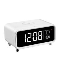 ราคา โทรศัพท์มือถือชาร์จไร้สายมัลติฟังก์ชั่นนาฬิกาห้องนอนจอแสดงผลไฟกลางคืนแบบหรี่แสงนาฬิกาปลุก (21340231778)