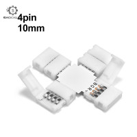 ราคา Shockley ไฟ LED พร้อมขั้วต่อ LED 90องศา Connector Light Bar Rgb 4 Pin รูปตัว LPatch 3528 5050 2835ตัวเชื่อมต่อมุม10มม (16906218527)