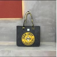 ราคา MAY JTXS Klein Blue Felt Bag Trendy Shoulder Handbag Tote Bag Shopping Bag Felt Handbag (19013622535)