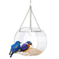 ราคา Clear Window Bird Feeder พร้อมถ้วยดูดกล้อง WifiSmart Transparent Round Birdfeeder พร้อมการ์ด TF 16GB ถ่ายภาพวิดีโอ IR Night Visionนอก Birdhouse สำหรับ Close Up View กลางแจ้ง Wild Birds (20000785020)
