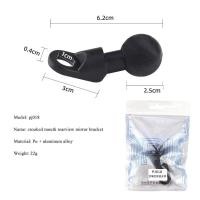 ราคา KPL 1pc New Motorcycle Rearview Mirror Bracket Base 25mm Ball Head Phone Holder Adapter (9402360937)